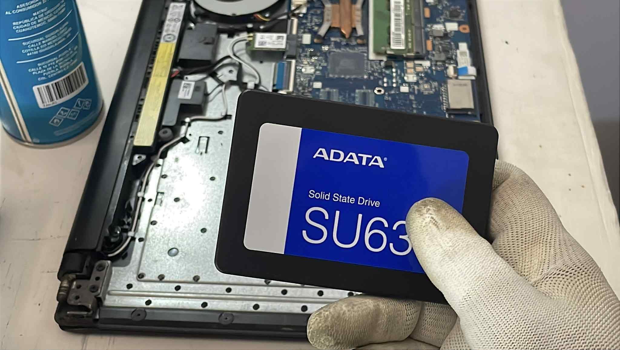 Actualización con unidad SSD
